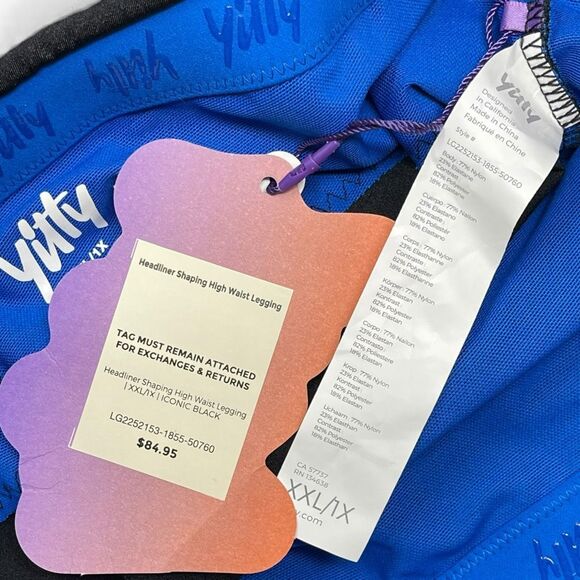 Yitty Headliner Shaping High Waist Legging Iconic Black Women's Size XXL 1X NWT - Picture 9 of 9